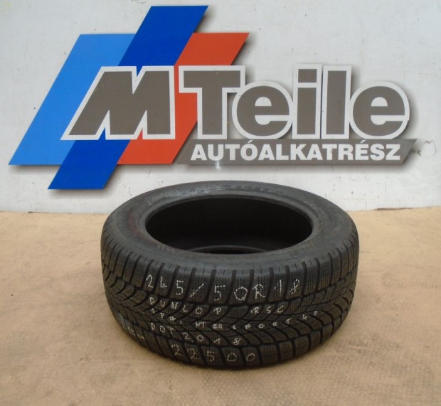 [GY�RI HASZN�LT] 1DB T�LI GUMI - 245/50R18 - DUNLOP - SPWINTERSPORT 4